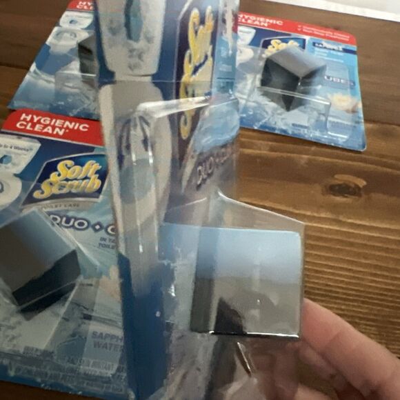 (4) SOFT SCRUB Sapphire Waters (Duo*Cubes) Lasts Up To 4 Weeks New & Sealed - Picture 4 of 6